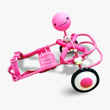スマイルピンク車椅子